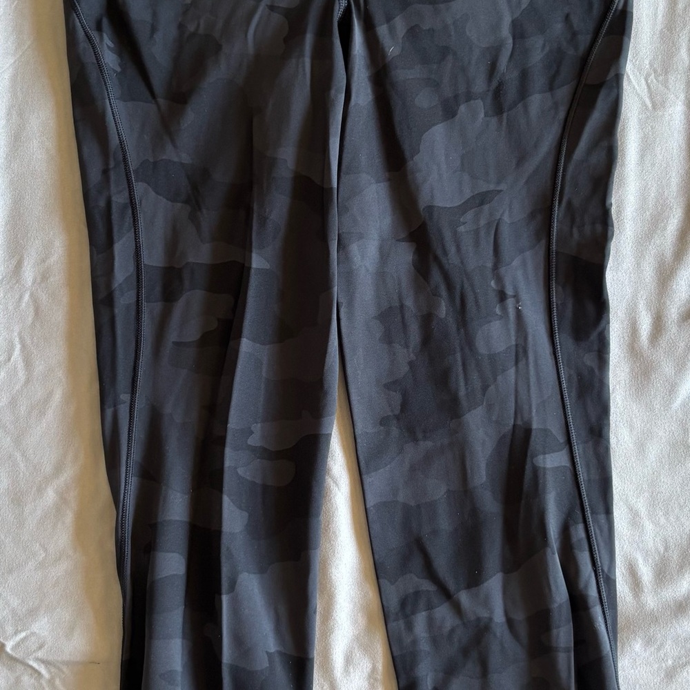 lululemon athletica Black Camo Leggings